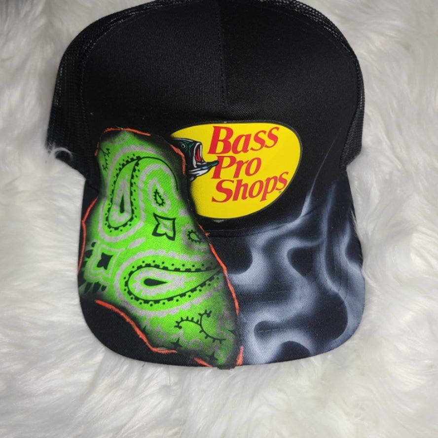 Custom Bass Pro Hat - Light Blue / Cow